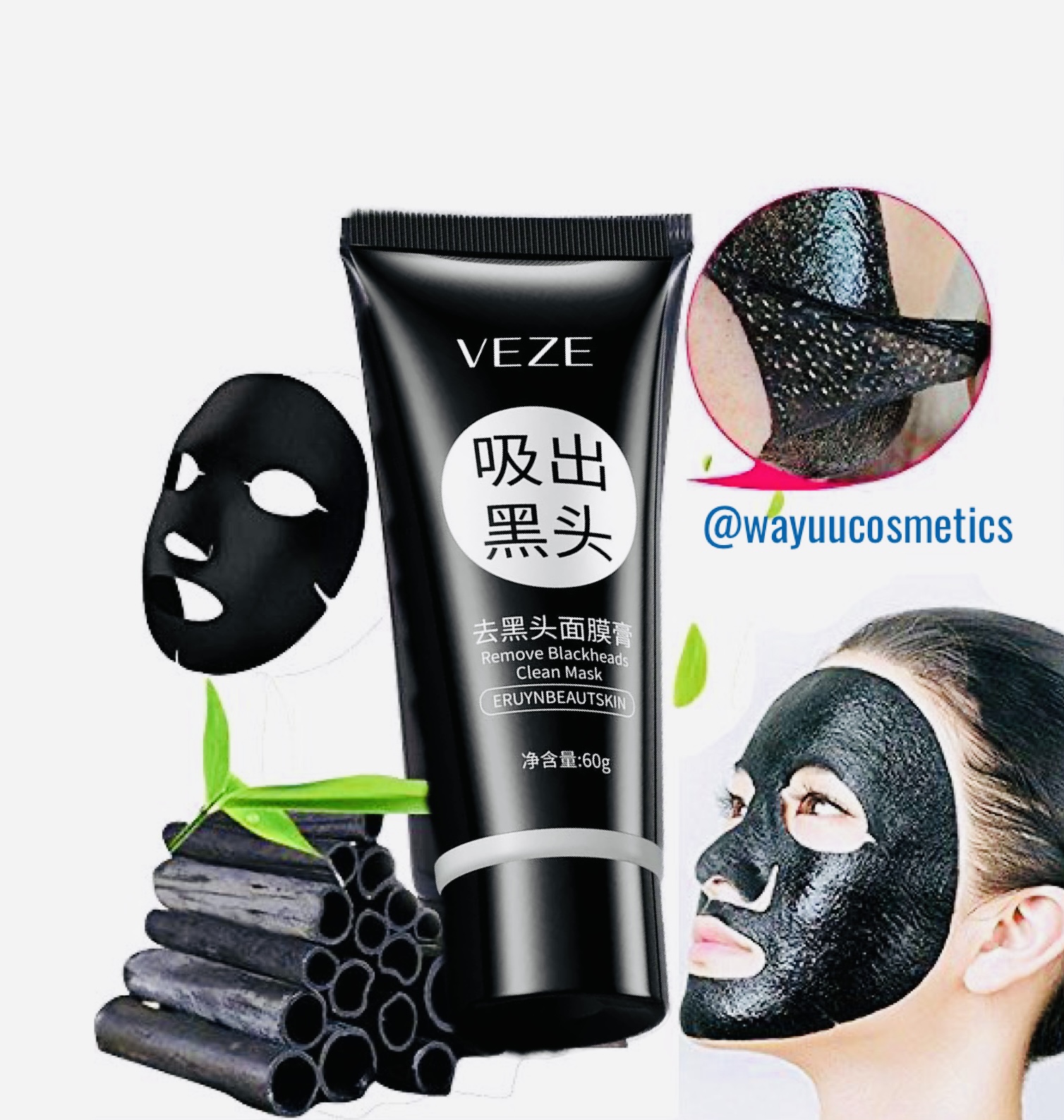 Mascarilla limpiadora para puntos negros VEZE – Wayuu Cosmetics